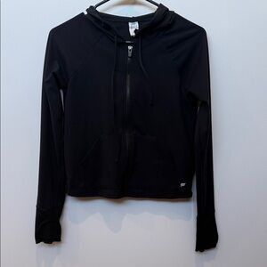 Fabletics Black Zip-Up Hoodie